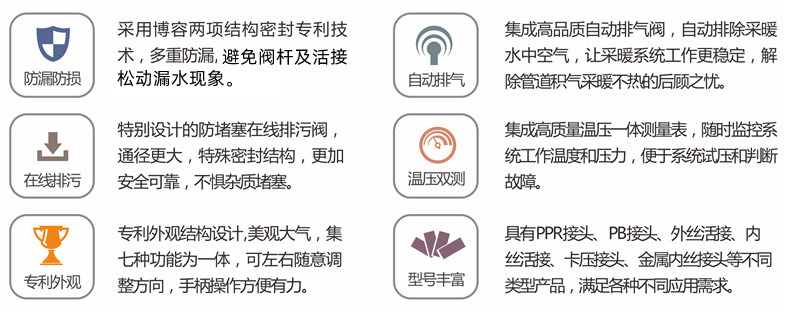 虎牢關地暖前置過濾器六大技術(shù)特點